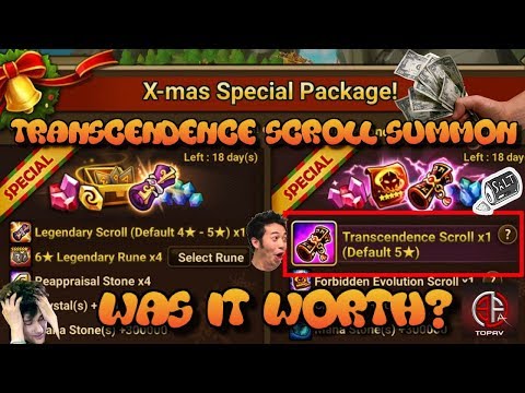 TRANSCENDENCE SCROLL SUMMON in Summoners War