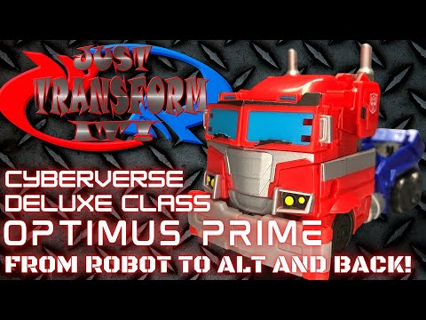 JUST TRANSFORM IT!: Cyberverse Adventures Deluxe Optimus Prime
