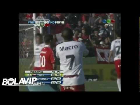 20' PT - Gol de Carlos Luna - Tigre 2 vs Independiente 2