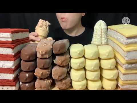 Daro Asmr - Magnum Chocolate Cake Icecream *Bites Only*