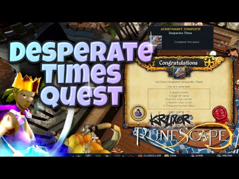Desperate Times Quest - Slide Puzzles x 3..🥹 - Runescape 3