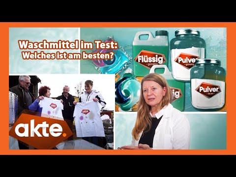 Waschmittel-Test: Pods, Pulver oder flüssig? Welches Produkt hält, was es verspricht? | Akte | SAT.1