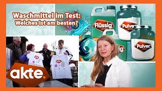 Waschmittel-Test: Pods, Pulver oder flüssig? Welches Produkt hält, was es verspricht? | Akte | SAT.1