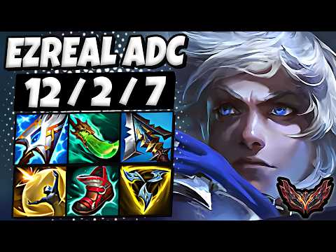 Ezreal vs Miss Fortune ADC [ TripleKill ] Korea Grandmaster Patch 25.19 ✅