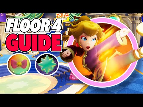 All Sparkle Gems & Ribbons in Floor 4 (Princess Peach: Showtime! 100% Collectibles Guide)