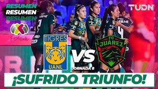 Resumen y goles | Tigres vs Juárez | Liga Mx Femenil-CL2024 J8  | TUDN