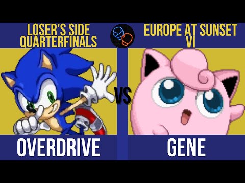 EU at Sunset VI Loser's Quarters - Overdrive (Sonic) vs Gene (Puff) - SSF2 Tournament