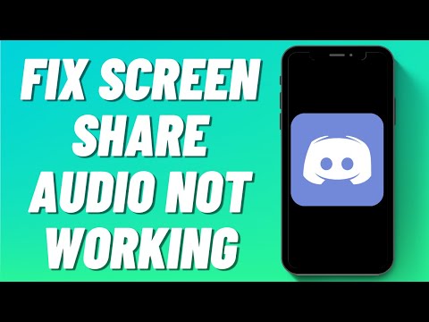 How To Fix Screen Share Audio Not Working On Discord In 2022 (Stream On Discord With Audio)