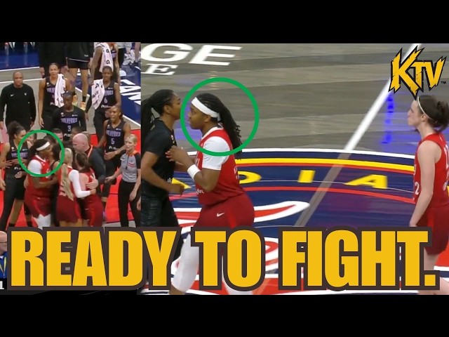 Myesha Hines-Allen READY to FIGHT EVERYONE to PROTECT Caitlin Clark Indiana Fever SDDEFAULT Thumbnail