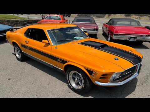 Test Drive 1970 Ford Mach 1 Mustang Fastback SOLD $40,900 Maple Motors #3104