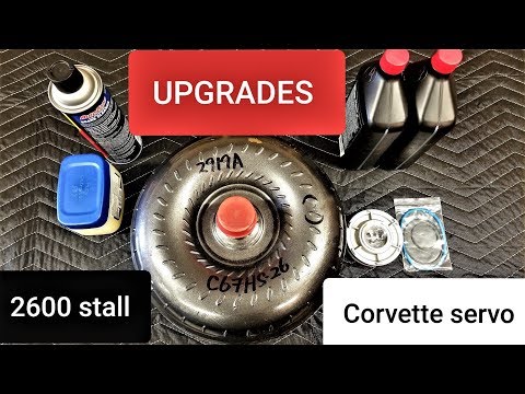 Torque Converter & Corvette Shift Servo Installation 4L60e, 4L65e, 700r4 - Silverado Build