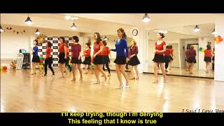 The Mavericks - I Said I Love You Line Dance (Ondertiteld)