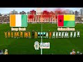 🔴COTE D'IVOIRE  vs GUINEA BISSAU LIVE ⚽ AFRICA CUP of NATIONS 2023 GROUP STAGE Gameplay CAN 23 PES