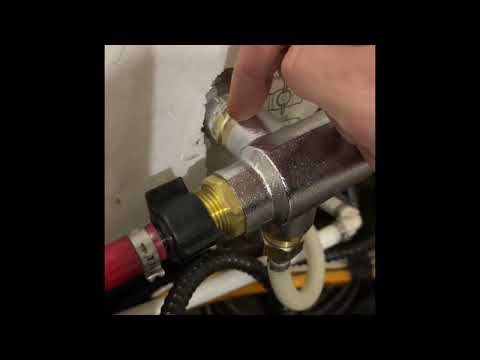 Easy fix for low hot water pressure in your camper or RV (Dometic water heater mixing valve)