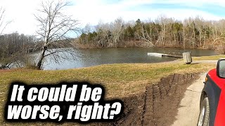 I Have Never Been Happier To Catch a Fish (Winter Bank Fishing)