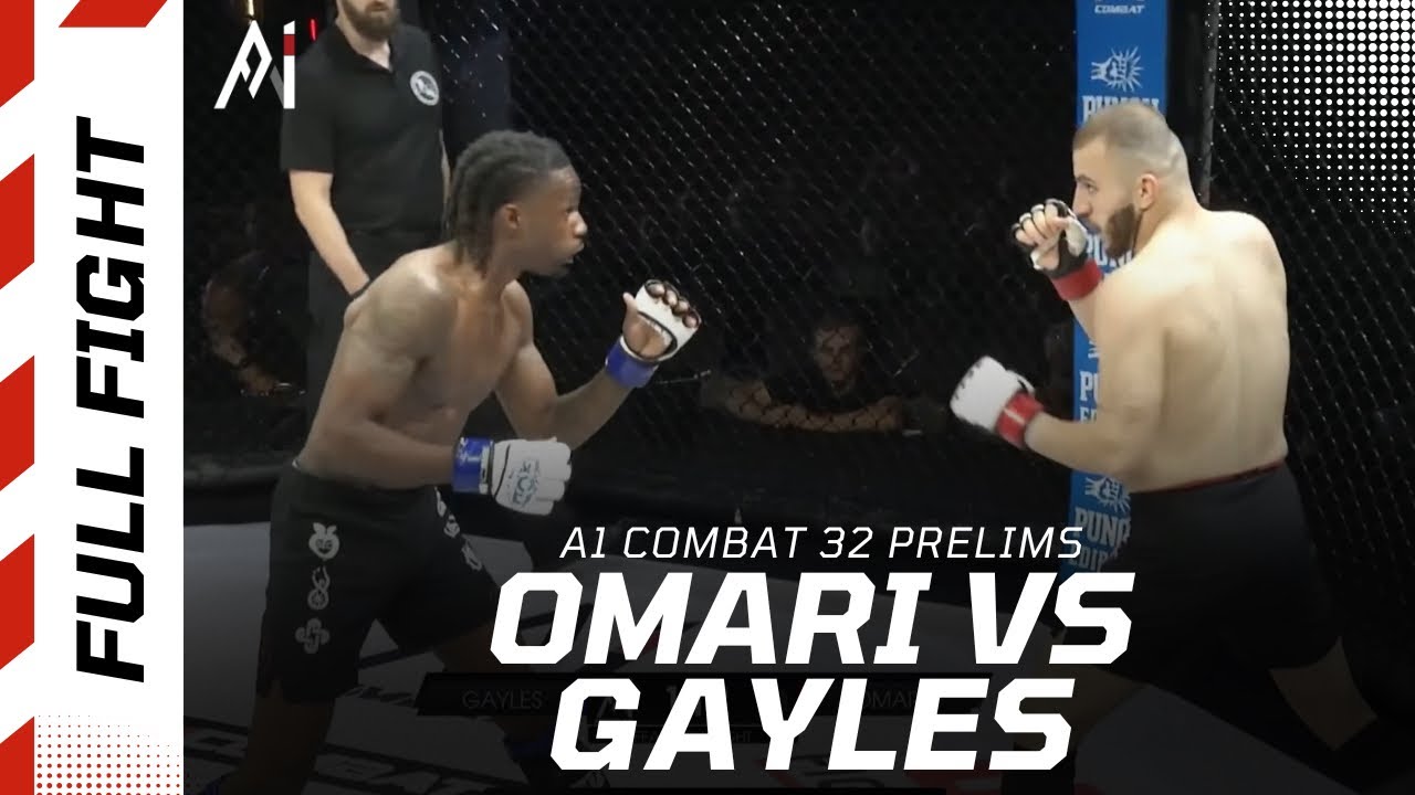  Tawfiqullah Omari vs Leo Gayles | A1 Combat 32 Prelims