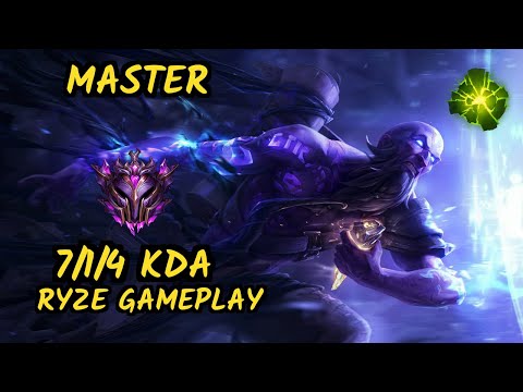 FNC.A MagiFelix (RYZE) vs AKALI - 7/1/4 KDA MID GAMEPLAY - EUW Ranked MASTER
