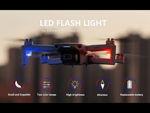 Mavic Mini/Mavic Air 2/Mini 2 LED Night Flight Signal Night Lights Flashing Light Indicator Light