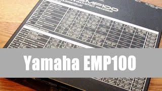 Video thumbnail for Yamaha EMP100 Demo by Ozwald by clubZushi