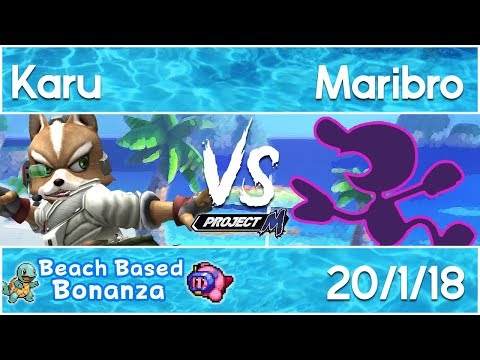 Beach Based Bonanza 11 Project M Grand Finals: Karu (Falco, Falcon, Fox) vs Maribro (Game and Watch)