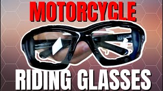 WYND Blocker Motorcycle Riding Glasses (Clear)