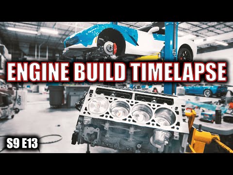 LT1 Engine Build Timelapse for a Procharged C7 Corvette | RPM S9 E13