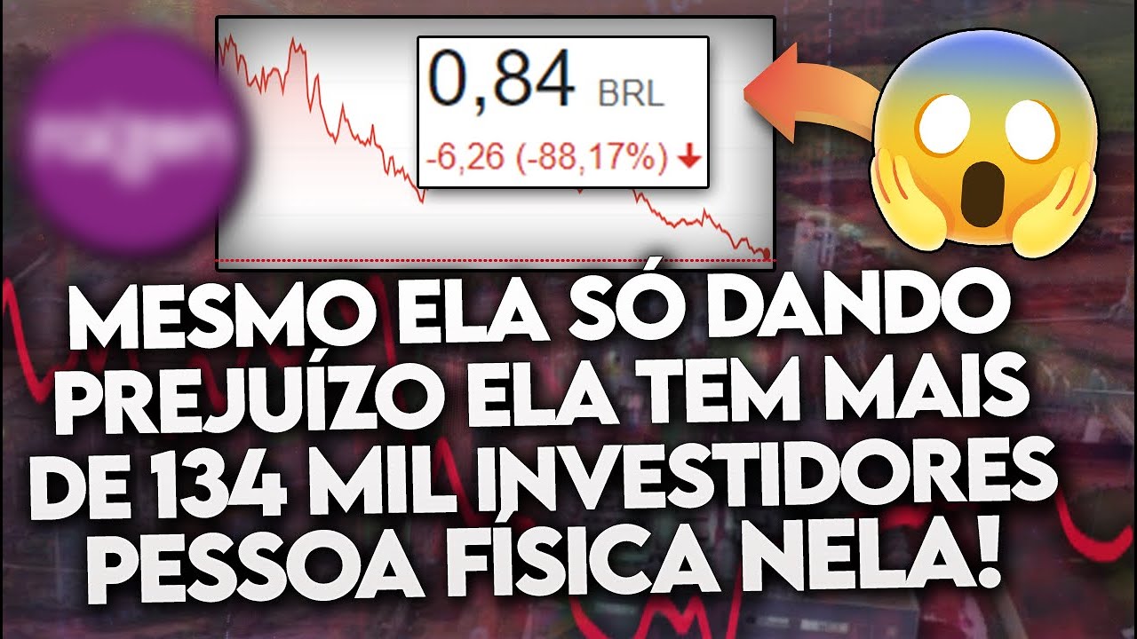 10 AÇÕES quase FALIDAS e com MUITOS INVESTIDORES! (PESSOA FÍSICA não TEM MEDO do PREJUÍZO?) - TOP 10