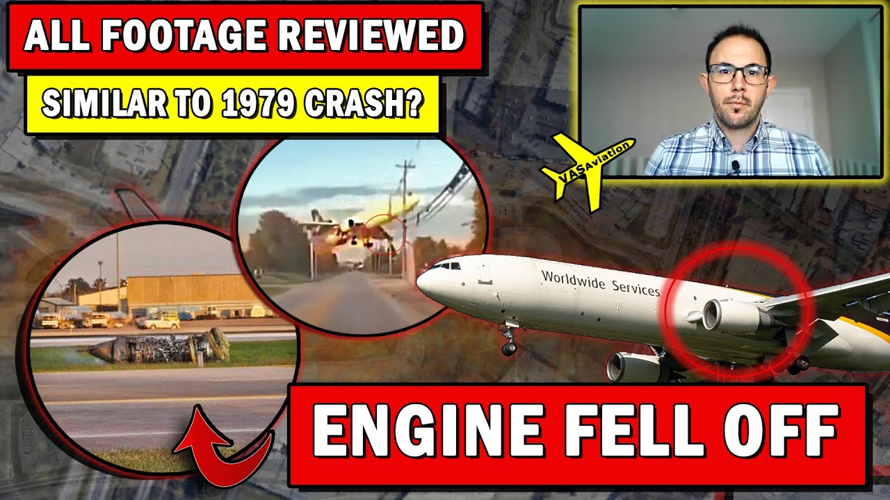 #UPS2976 Crash Footage Geolocated + Reviewed | Similar to AA191 Crash in 1979
