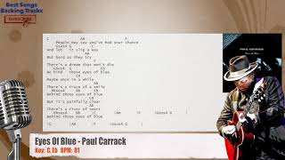 🎙 Eyes Of Blue - Paul Carrack Vocal Backing Track with chords and lyrics