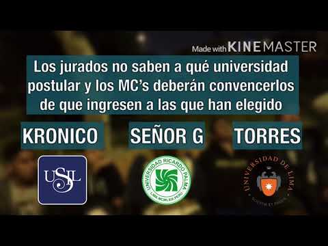 KRONICO vs SEÑOR G vs TORRES - TERCERA RONDA Audiciones Evento Central - Colectivo Usil Hip Hop