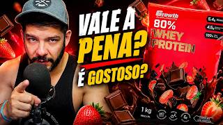 PROVANDO WHEY 80% (Growth) DE CHOCOLATE COM MORANGO