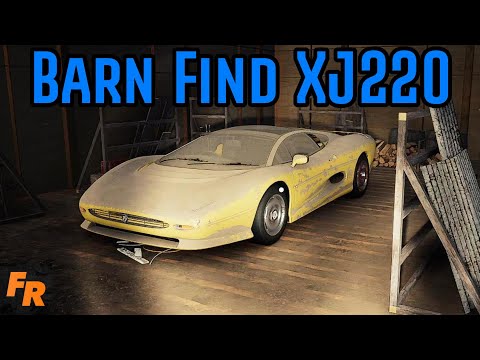 Barn Find Jaguar XJ220 - Car Mechanic Simulator 2021