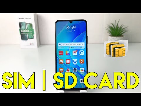 How To Insert SIM & SD Card in Huawei Nova Y70