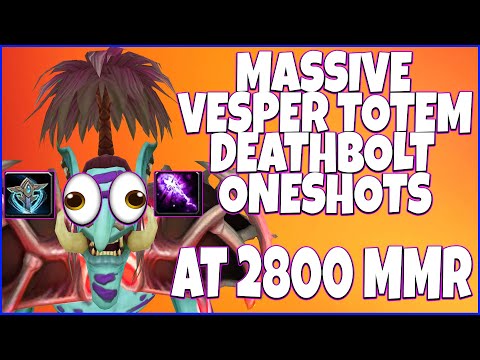 MOST BROKEN CLASSES ONESHOTTING WITH VESPER TOTEM & DEATHBOLT AT 2800 MMR AFFLI WARLOCK FT ELE SHAM