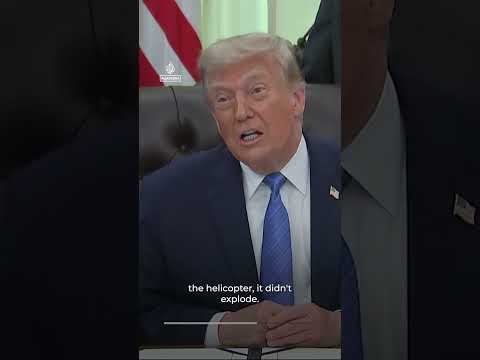 Trump warns of more attacks on Iran after US Apache helicopter downing
