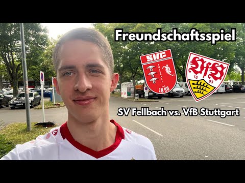 Freundschaftsspiel | SV Fellbach gegen VfB Stuttgart 🤍❤️ | VfB im Ländle Tour 👀