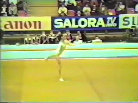 Beata Storczer 🇭🇺 FX EF 9.125 1985 European Championships