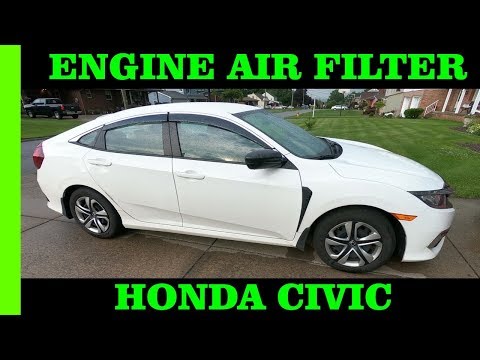 18 Honda Civic Engine Air Filter Location and Replacement