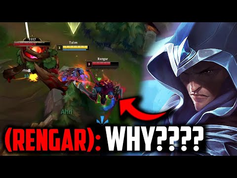 Talon But I'm PERMA INVADING THE ENEMY JUNGLER TILL HE QUITS (RENGAR RAGED HARD😈)- League of Legends