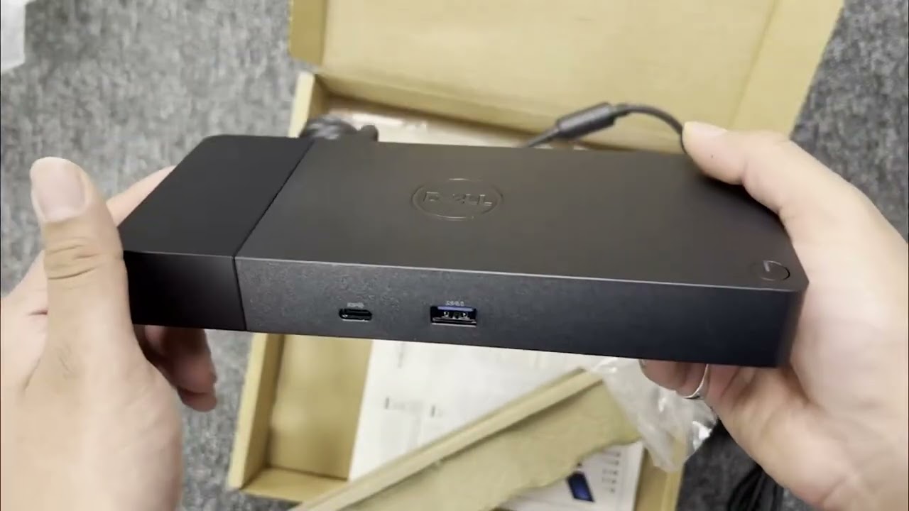 Miniatura da avaliação em vídeo de Dock Station Dell WD19S 180W USB-C