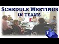 How To Schedule Meeting in Microsoft Teams | Microsoft Teams | Create Meeting || Hindi