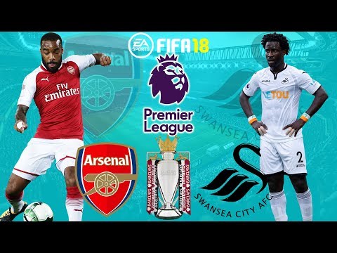 FIFA 18 | Arsenal vs Swansea City | Premier League 2017/18 | Full Match