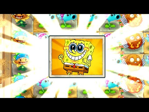 Repeater Spongebob vs All Zombotany 2 in Plants vs Zombies Mod Spongebob