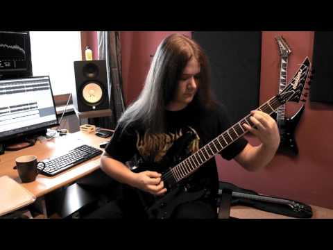 Necrophagist - Stabwound (Guitar Cover with ALL SOLOS)
