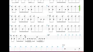 Majestic Blue + Yngwie Malmsteen + Drum only + Drum tab