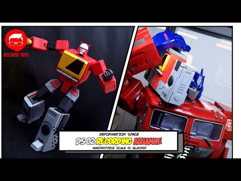 Ep. 107 Deformation Space DS-02 Recording Alliance NOT Transformers Masterpiece G1 Blaster