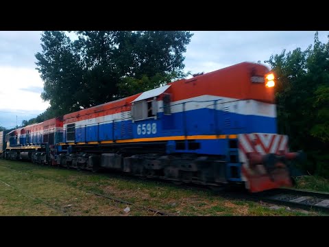 [4K] Tren de tolvas graneras de NCA con destino a General Deheza pasando por Marcos Juárez!!!!!!