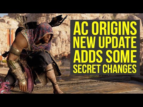 Assassin's Creed Origins Update 1.20 SECRET CHANGES Include Iconic Shield & More (AC Origins Secrets Video