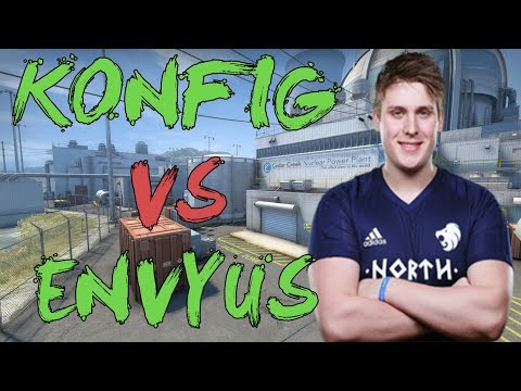 CSGO: POV North k0nfig vs ENVYUS (24/12) nuke @ ESL Pro League Season 6 EU