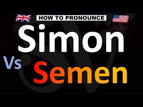 How to Pronounce Simon VS. Semen (CORRECTLY!)